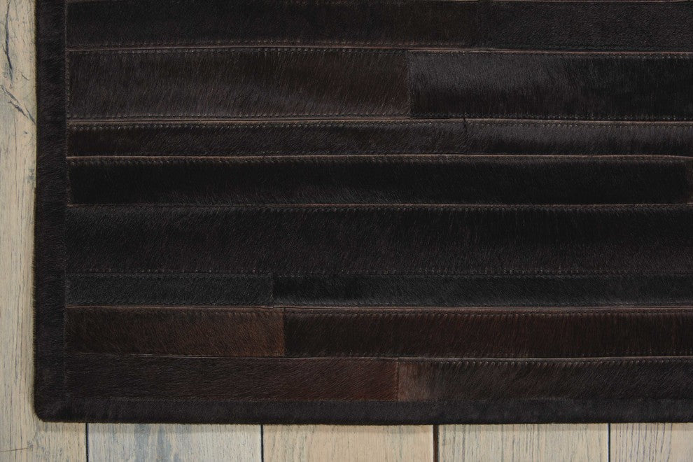 Calvin Klein Home Prairie Black Area Rug By Nourison, 5'6"x7'5"