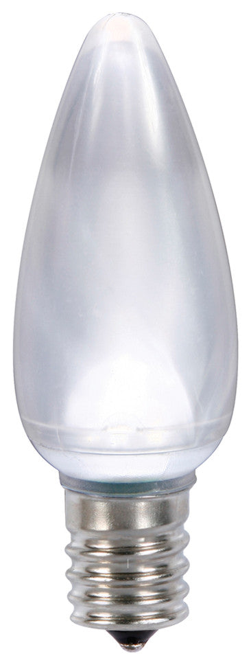 Vickerman xLEDSC95-25 C9 Ceramic LED Cool White Bulb, Pack of 25