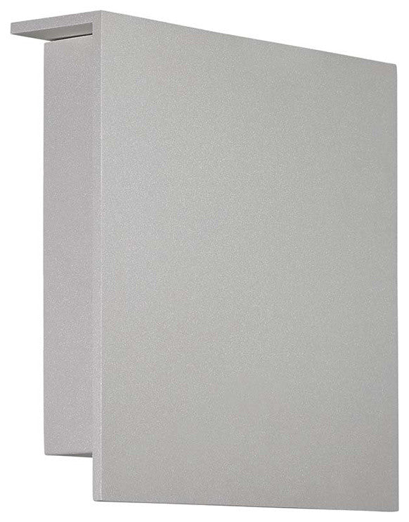 Modern Forms Square 10" LED Outdoor Wall Light, Titanium