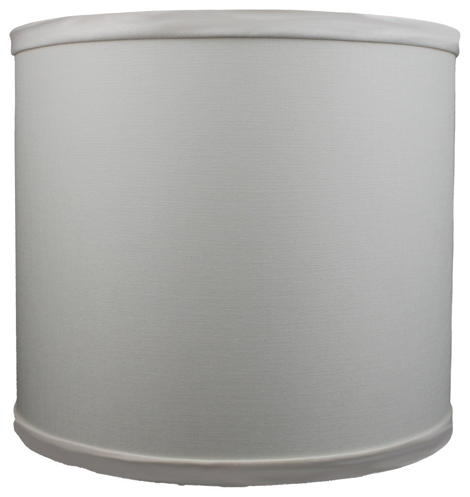 Fenchel Shades 10"x10"x9" Spider Attachment Drum Lamp Shade, Linen Ivory