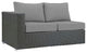 Sojourn Outdoor Patio Sunbrella Modern Left Arm Loveseat