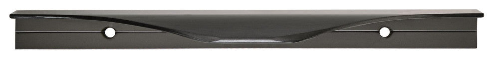 Amerock Aloft Cabinet Edge Pull, Black Chrome, 4-9/16" Center-to-Center