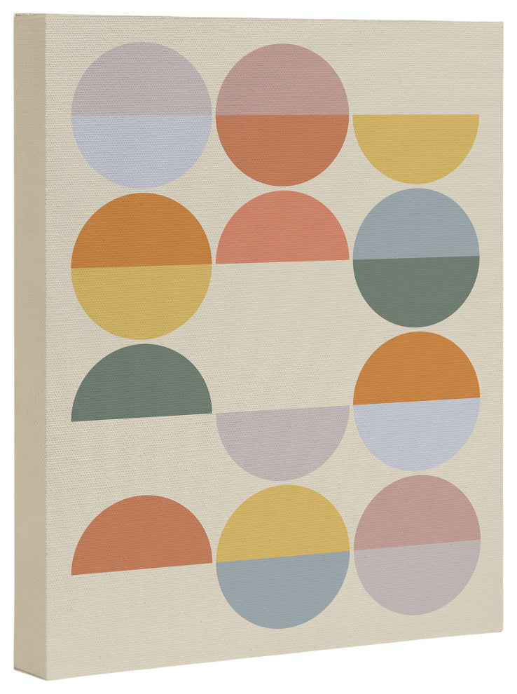 Alisa Galitsyna Pastel Geometric Shapes 2 Art Canvas