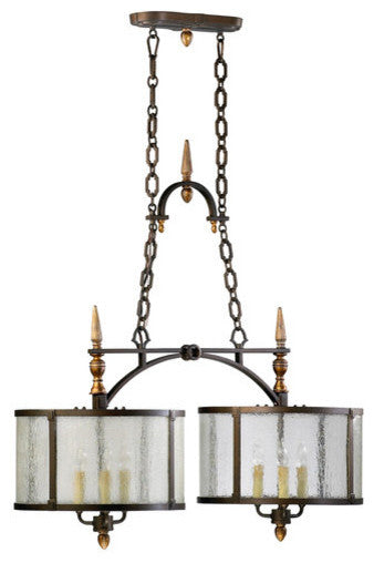 Cyan Design San Giorgio Six Light Island, Oiled Bronze