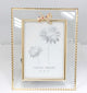 Glitzy Ribbon Crystal Photo Picture Frame, 5"x7"