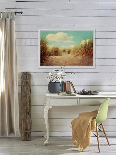 "Solitude" Framed Painting Print, 24"x16"