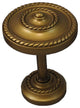 Rope Drapery Medallion Holdback, Gold