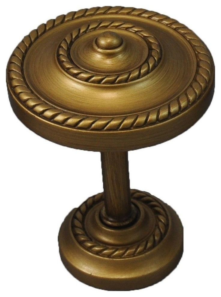 Rope Drapery Medallion Holdback, Gold