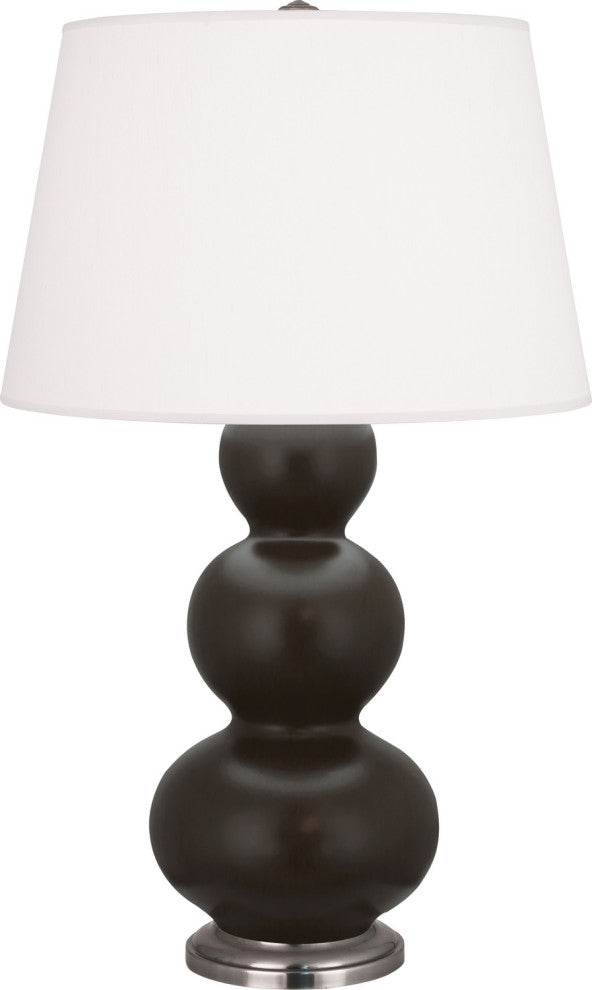 Robert Abbey RA-MCF42 1-Light Table Lamp, Triple Gourd