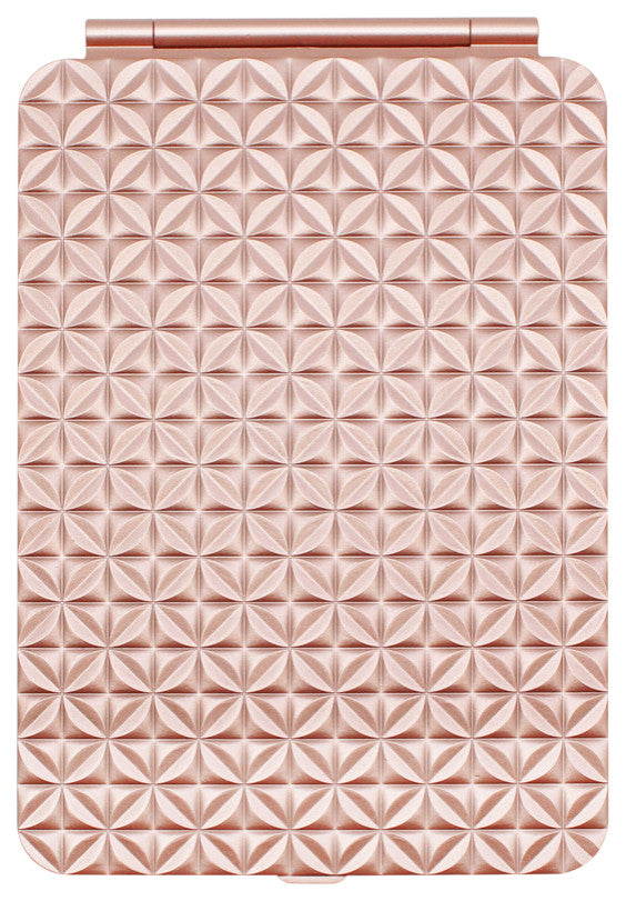 Fleur Touch Pad Mini Tri Tone Led Makeup Mirror, Rose Gold
