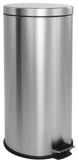 Oscar 8-Gallon Step-Open Trash Can With Mini Trash Can, Stainless Steel