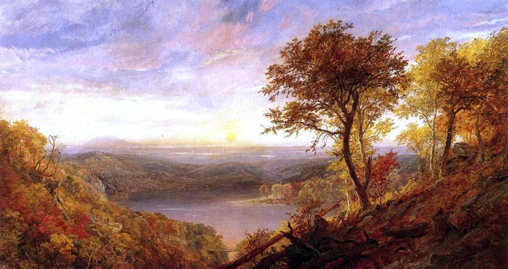 Jasper Francis Cropsey Greenwood Lake Wall Decal
