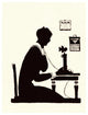"Homemaker Makes a Phone Call" Digital Paper Print by Maxfield Parrish, 26"x34"