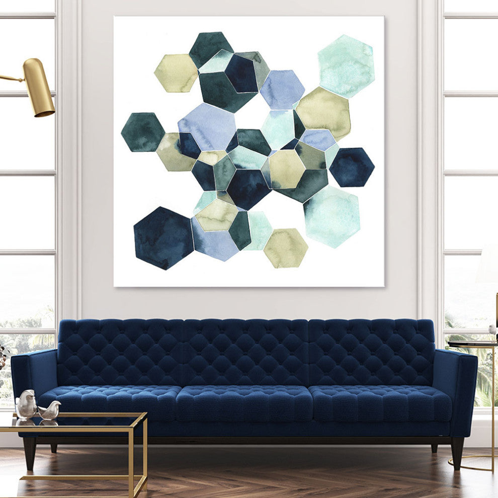 "Crystallize I" Fine Art Giant Canvas Print, 54"x54"