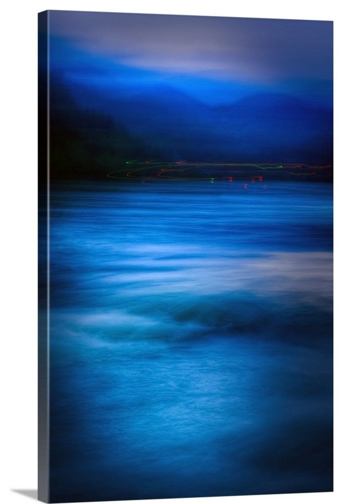 "Zen, disturbed " Wrapped Canvas Art Print, 32"x48"x1.5"