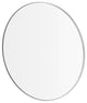 RIM Round Accent Mirror - Clear Glass with White Rim