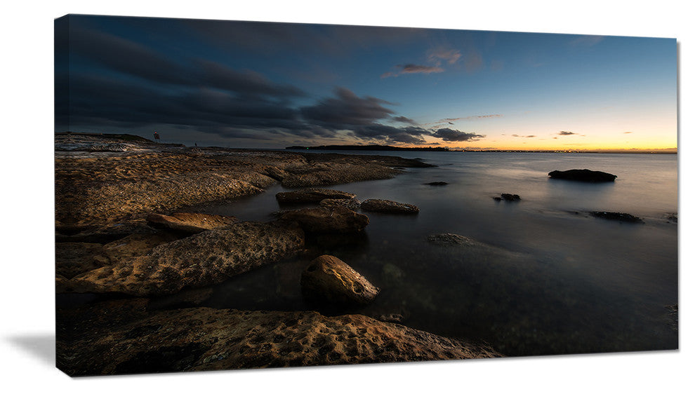 "Dark Sydney Coastline" Canvas Print, 1 Panel