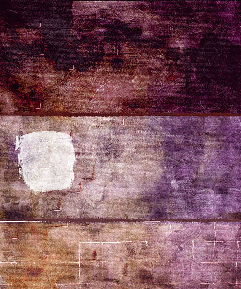 "Purple Grunge Three" Canvas, 20"x24"