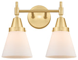 Innovations 447-2W-SG-G61-LED 2-Light Bath Vanity Light, Satin Gold