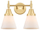 Innovations 447-2W-SG-G61-LED 2-Light Bath Vanity Light, Satin Gold
