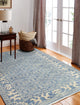 Bashian Delphi Area Rug, Denim, 3.6''x5.6''