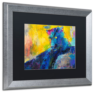 "Black Panther" by Richard Wallich, Matted Framed Art