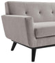 Engage Herringbone Fabric Loveseat