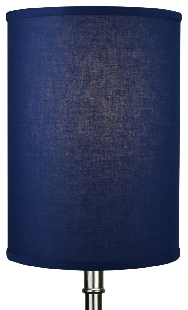 Fenchel Shades 10"x10"x14" Drum Shade, Linen Prussian