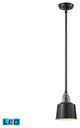 ELK Lighting Insulator Glass 1-Light LED Pendant inOiled Bronze