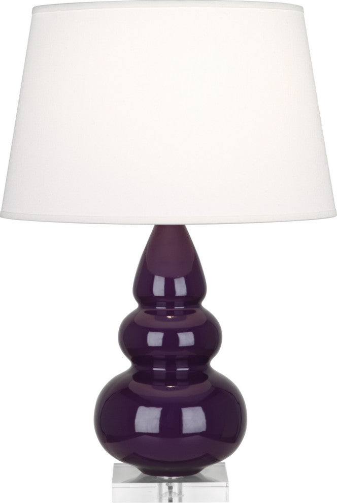 Robert Abbey RA-A380X 1-Light Accent Lamp, Small Triple Gourd