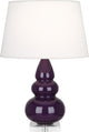 Robert Abbey RA-A380X 1-Light Accent Lamp, Small Triple Gourd