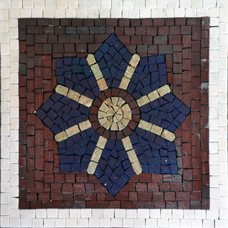 Decorative Wall Tile Mosaic, Nina, 24"x24"