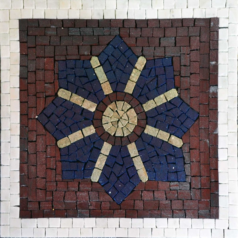 Decorative Wall Tile Mosaic, Nina, 24"x24"