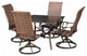 Westin 5pc Wicker Dining Set - Brown