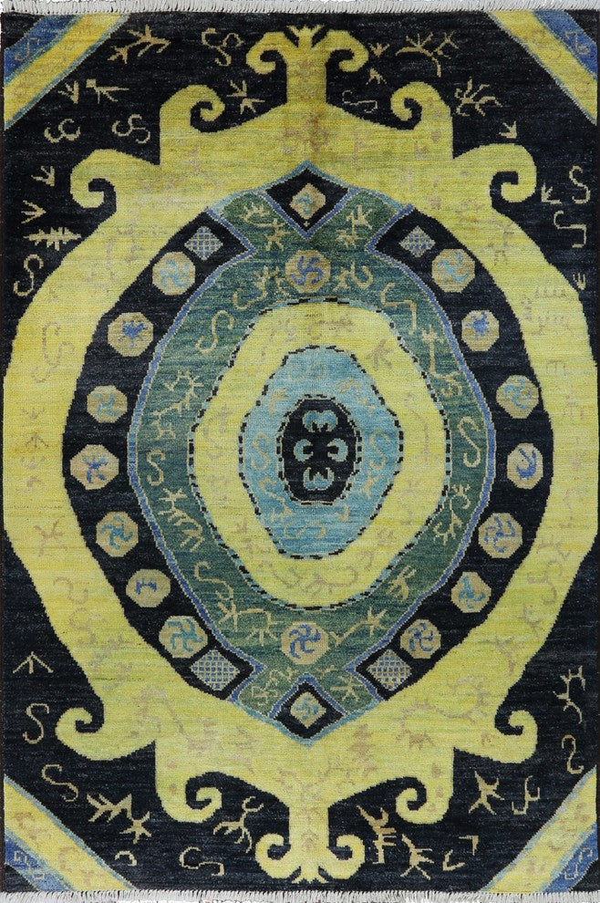 Kaitag Oriental Rug, 6x9, MC321