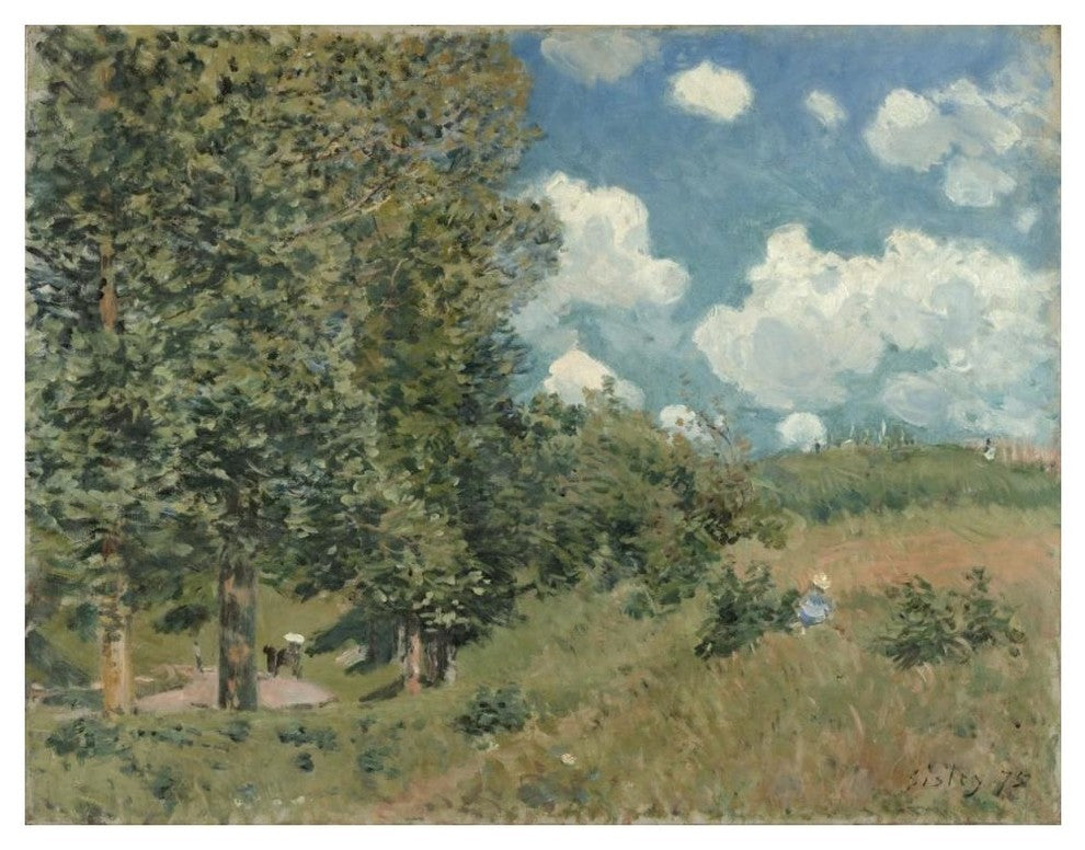 "The Road from Versailles to Saint-Germain" Print by Alfred Sisley, 50"x38"