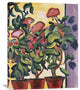 "Geranium Am Fenster" Stretched Canvas Giclee by August Macke, 24"x30"