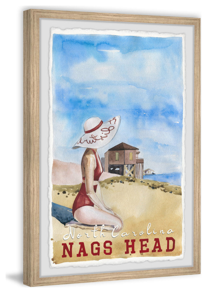 "Nags Head" Framed Painting Print, 8x12