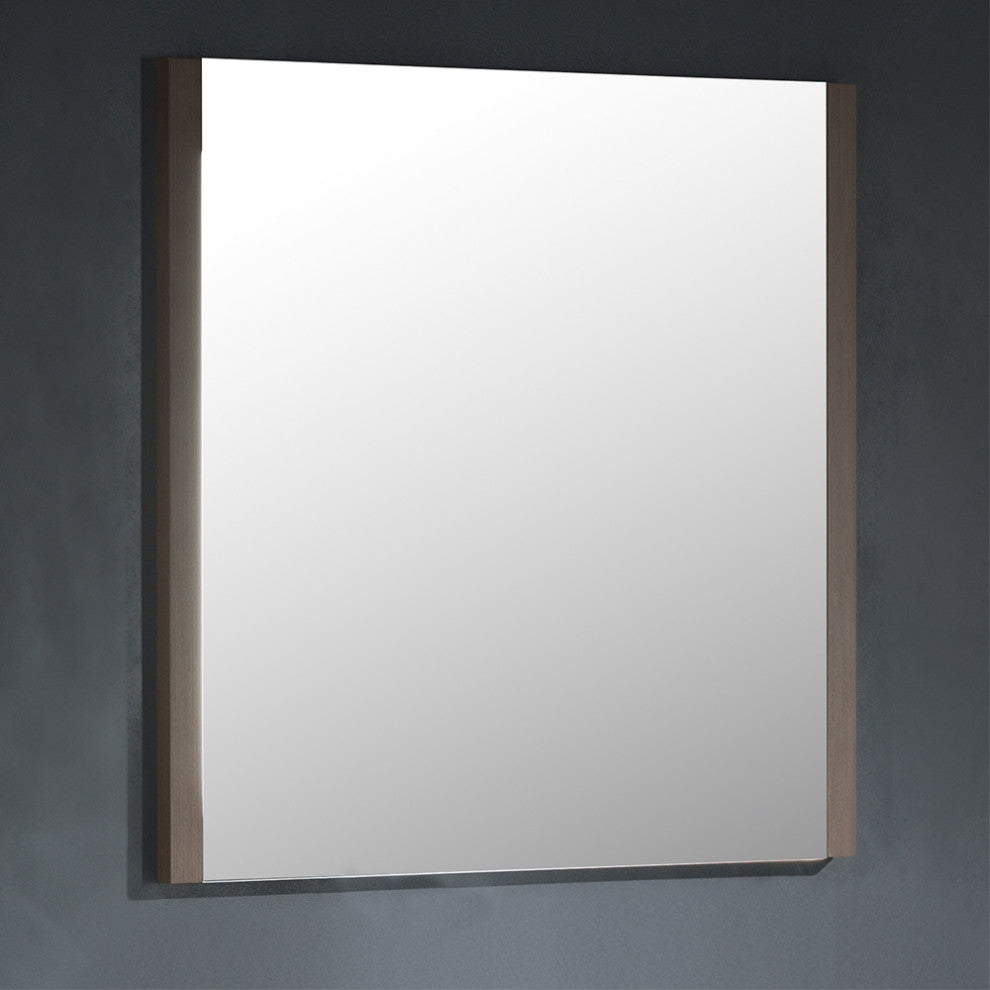 Torino Mirror, Gray Oak, 32"