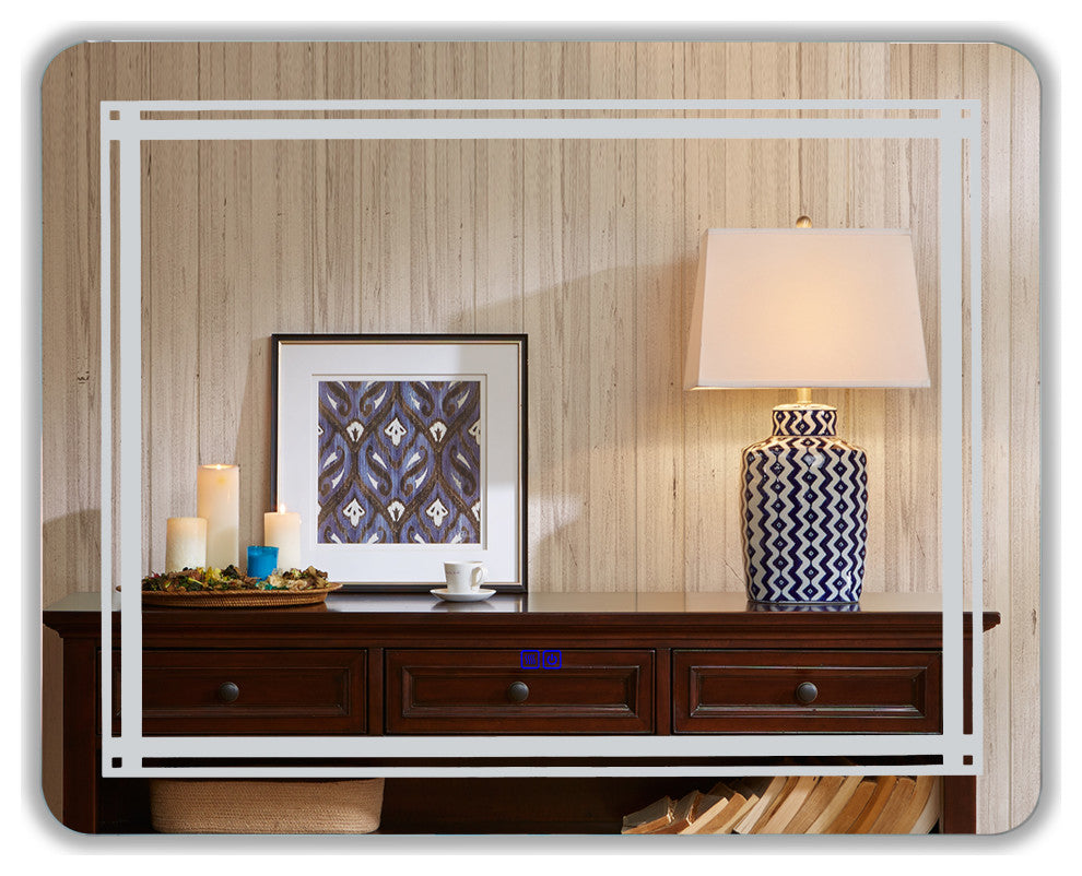CHLOE Lighting LUMINOSITY Rectangular TouchScreen LED Mirror