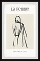 "Female Figure No 1 Poster" Framed Painting Print, 20x30