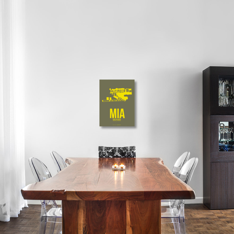 "MIA Miami Poster 1" Fine Art Print