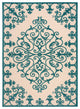 NOURISON ALOHA AQUA AREA RUG