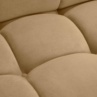 Calliope Cafe Au Lait Performance Velvet 4-piece Modular Sectional