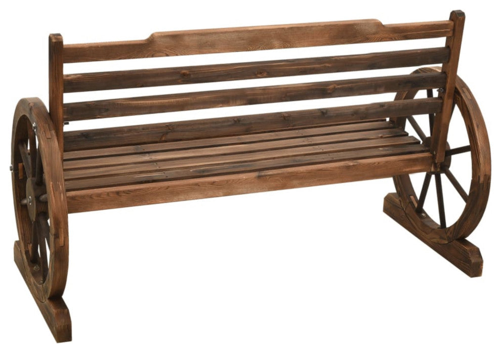 Vidaxl Garden Bench 44.1" Solid Firwood