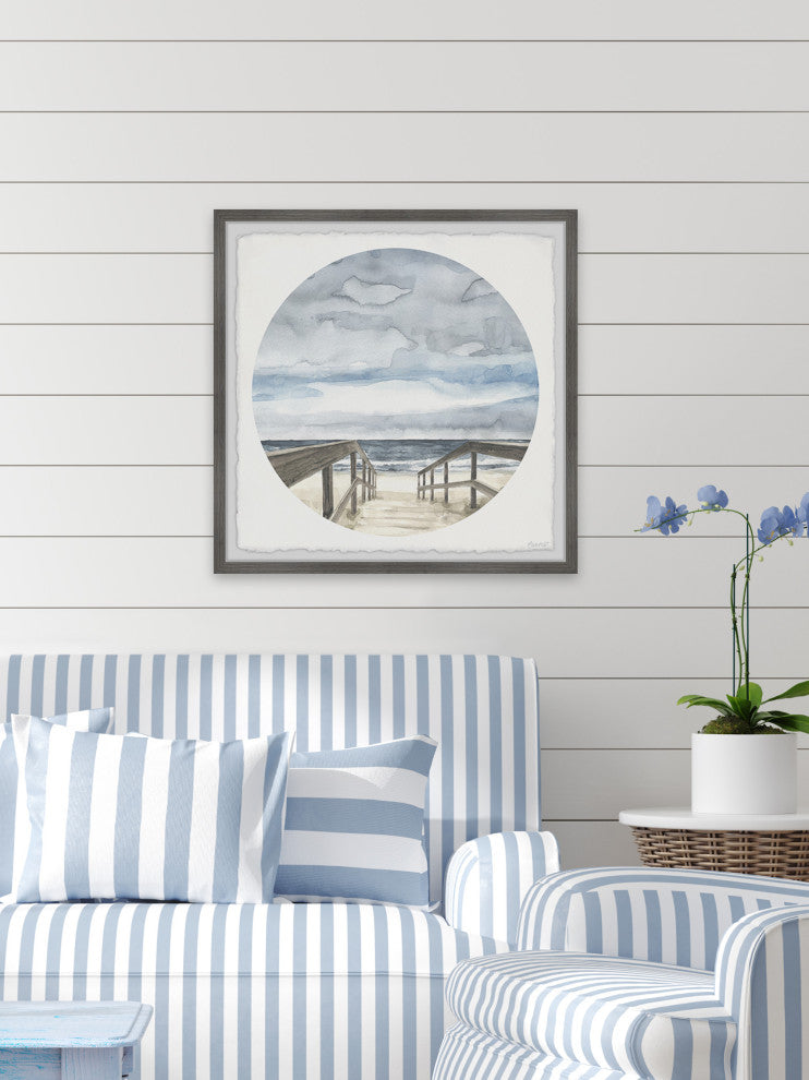 "Salty Breeze" Framed Painting Print, 12x12