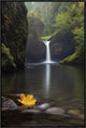 "Lonely" Framed Canvas Giclee by Miles Morgan, 21x31"