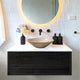 Natural Stone Classic Travertine Oval Vessel Sink (L)22" (W)18" (H)6"