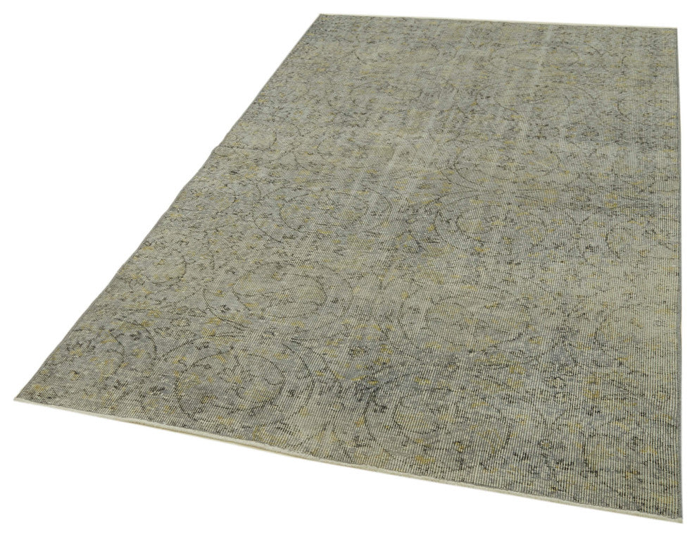 Rug N Carpet - Handmade Turkish 4' 9'' x 8' 2'' Rustic Over dyed Rug