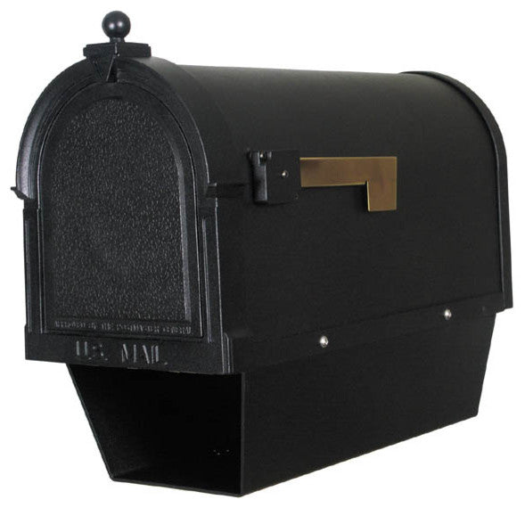 Berkshire Curbside Mailbox with Paper Tube, Mocha
